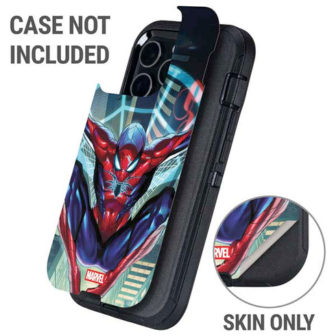 Marvel Spiderman Spiderman Armor MK IV Otterbox Defender iPhone Skin
